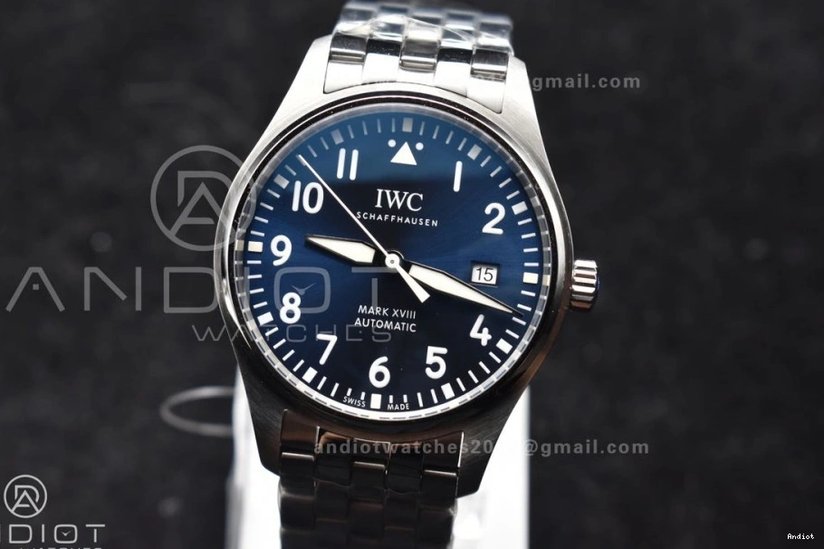 Edition 1:1 SS Bracelet ETA2892 V7F XVIII Asian Dial Mark Best Blue on 0502